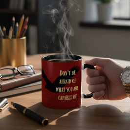Motivierendes Zitat Adler Power Affirmationen Kaff Tasse