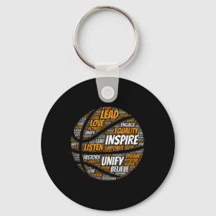 Motivierendes Zitat Basketball inspirierende Worte Schlüsselanhänger