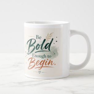 Motivierendes Zitat Kaffeetassen-Design Jumbo-Tasse