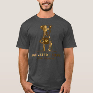 Motiviert durch Kaffee und Hunde 2 T-Shirt