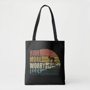 Motivierter Fahrradfahrer - Lustige Fahrrad-Sprüch Tasche