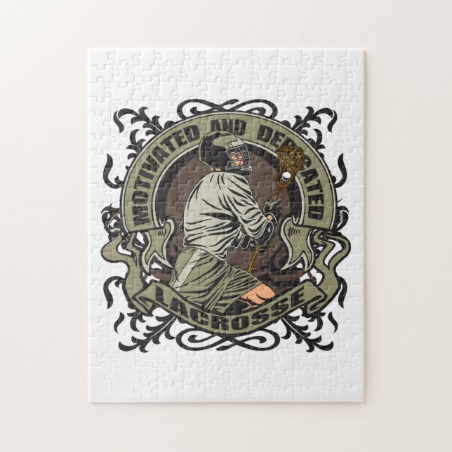 Motivierter Lacrosse (Vertikal)