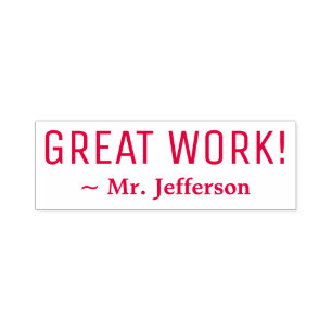 Motivierung der "GROSSEN ARBEIT!" Briefmarke aus K Permastempel