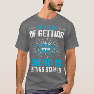 Motivierung des Geheimnisses von vorn T-Shirt