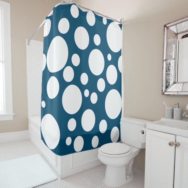 Motivschleife Duschvorhang (Beispiel)