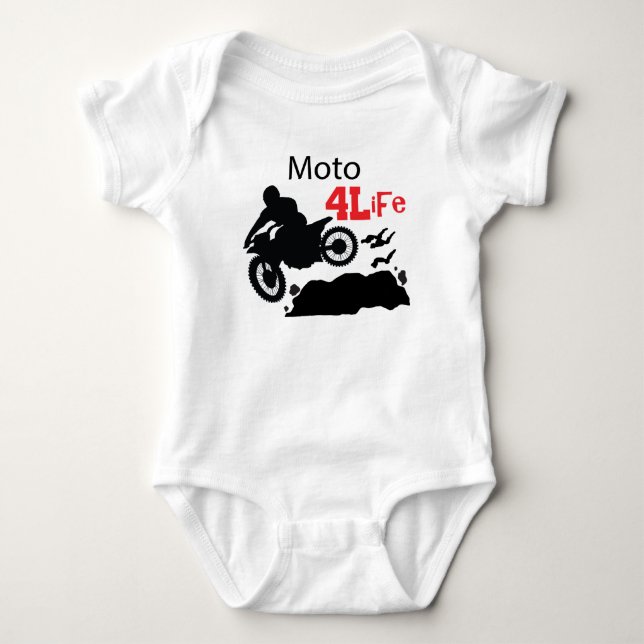 Moto 4 Life Baby Strampler (Vorderseite)