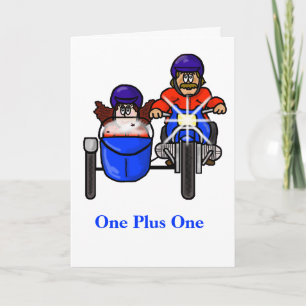 Moto à équitation couple avec carte de voiture lat