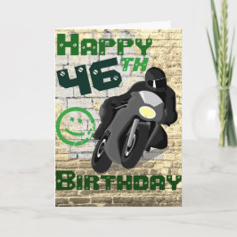 Moto 'Anniversaire 46th Toujours La Carte It