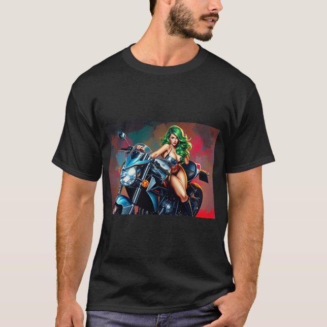 Moto Babe T-Shirt (Vorderseite)