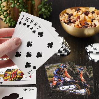 Moto Bike Raider Spielkarten