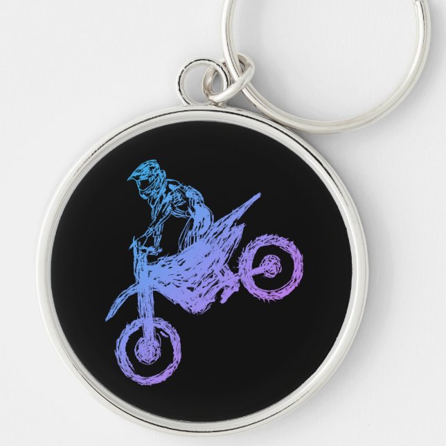 Moto Cross Schlüsselanhänger (Vorne)