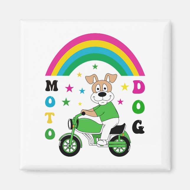 Moto Dog Magnet (Vorne)
