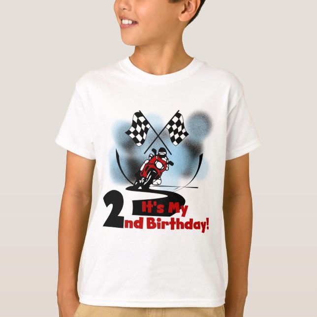 Moto emballant les 2èmes T-shirts et cadeaux (Devant)