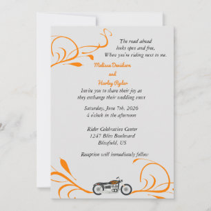 Moto et Faire-part de mariage à persiennes