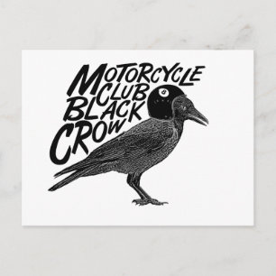 Moto-Fahrer Postkarte