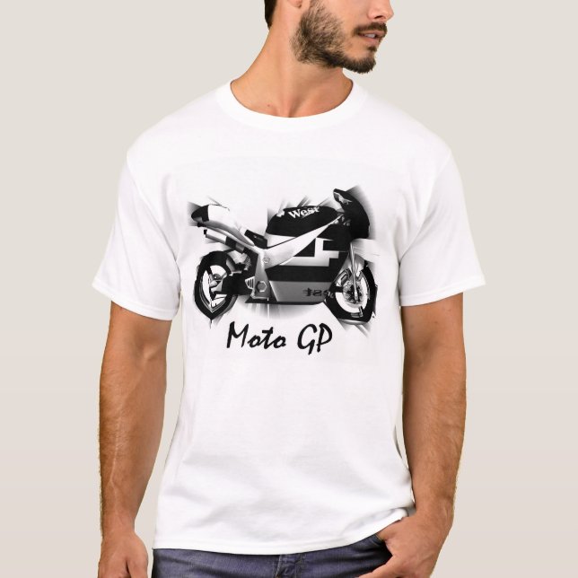 Moto GP BW T-Shirt (Vorderseite)