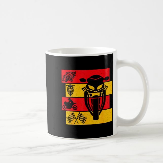 Moto Gp Motorcycle Gp Racing Motorcycles Biker Boy Kaffeetasse (Rechts)