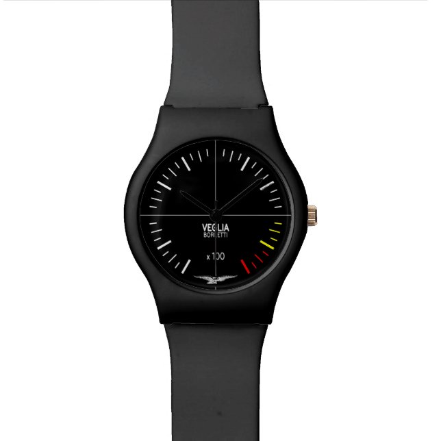 Moto Guzzi-Uhr - schwarzer Tachometer 850 T3 Uhr (Nahaufnahme)