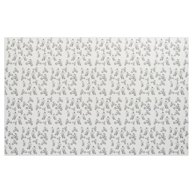 Moto-Kreuz Stoff (Fat Quarter (45,7 x 55,9 cm))