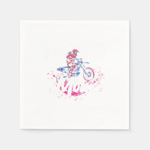 Moto Mama Motocross Motorrad-Geschenk Serviette
