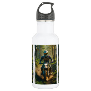 Moto-Mischen - Motocross-Renner Edelstahlflasche