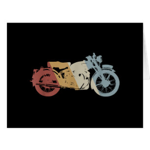 Moto style rétro Vintage
