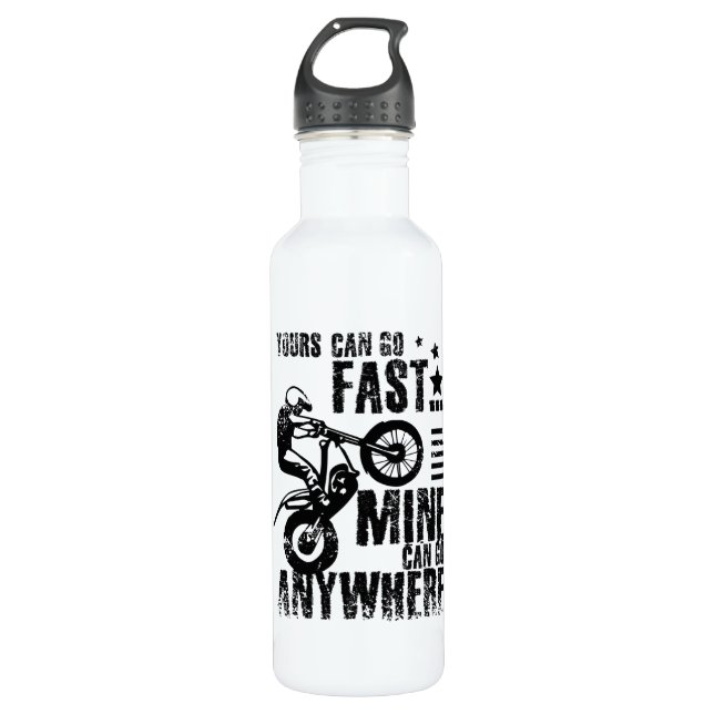 Moto Trial Bike schnell Edelstahlflasche (Vorderseite)
