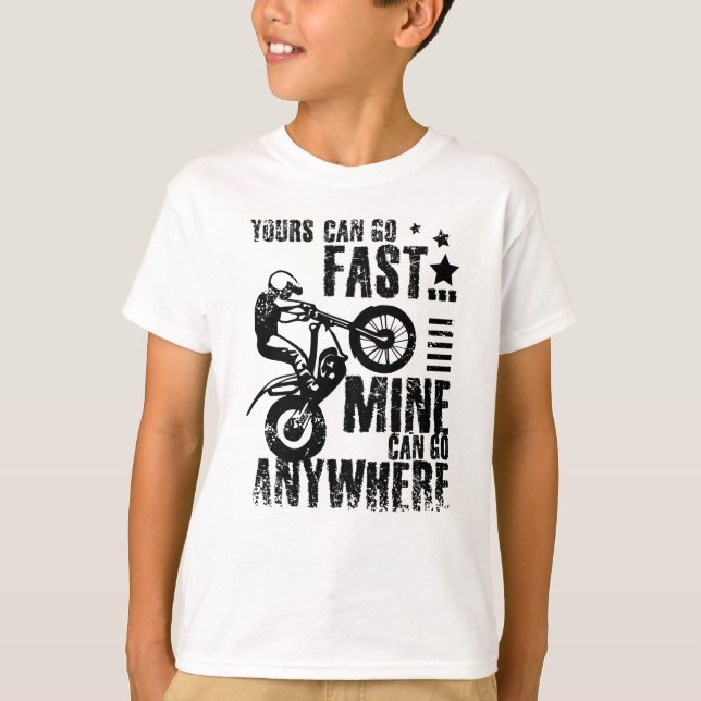Moto Trial Bike schnell T-Shirt (Vorderseite)
