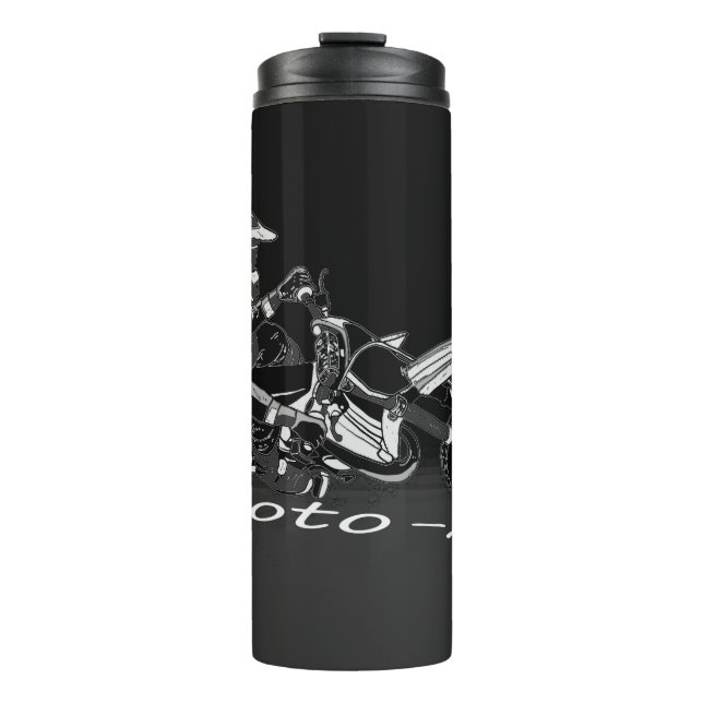 Moto-x Racer - Motocross Racing Thermosbecher (Vorderseite)