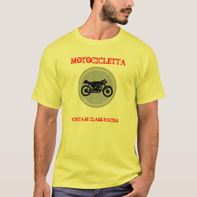 motocicletta (MOTORRAD) Laufen Vintag T-Shirt (Vorderseite)