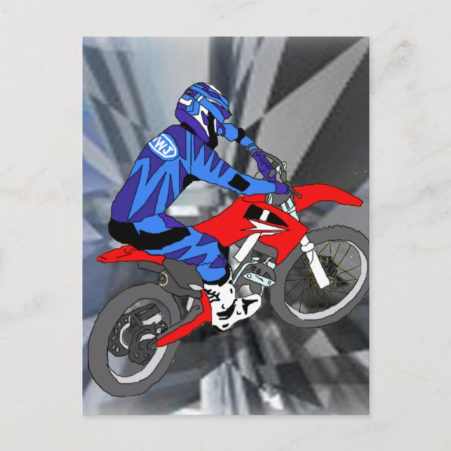 Motocross 204 postkarte (Vorderseite)