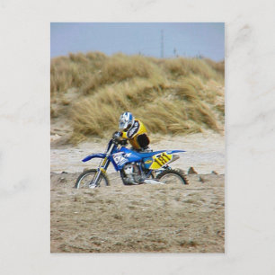 Motocross 2, Dunkerque, Frankreich, 1990er Postkarte