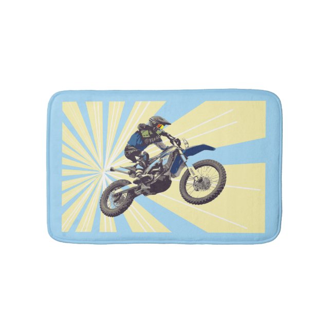 Motocross Badematte (Vorderseite)