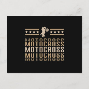 Motocross Bike Motorrad Biker Dirt Funny Geschenk Postkarte