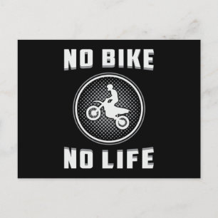 Motocross Bike Motorrad Biker Dirt Funny Geschenk Postkarte