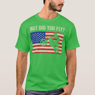 Motocross Biker Dirt Bike Motorrad Fliegen Sie T-Shirt