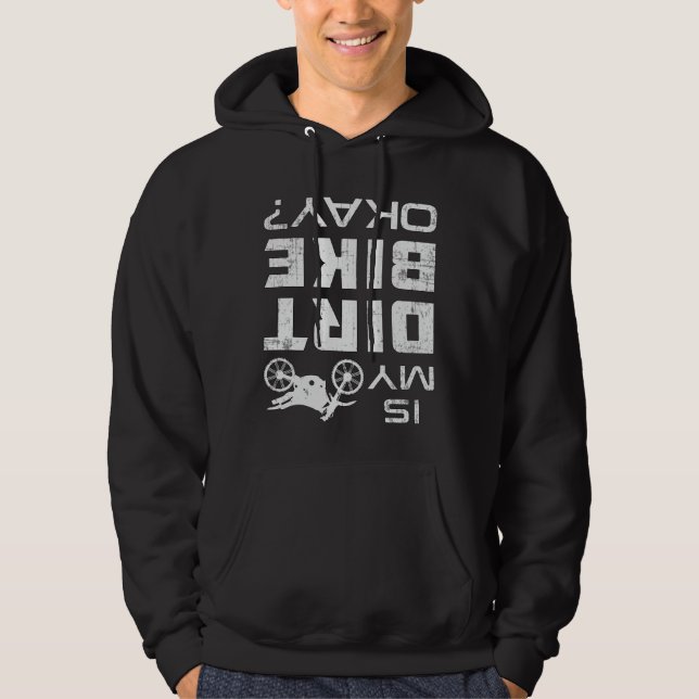 Motocross Biker Dirt Bike Motorrad Funny Gift Hoodie (Vorderseite)