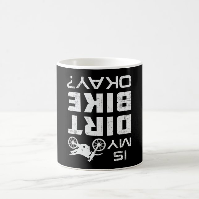 Motocross Biker Dirt Bike Motorrad Funny Gift Kaffeetasse (Mittel)