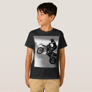 Motocross Biker - Rocky Mountains T - Shirt
