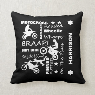 Motocross Biker Supercross Dirt Bike Kissen