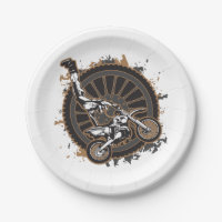 Motocross-Bremsung