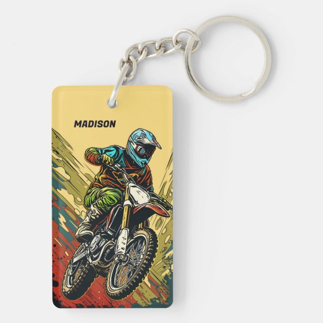 Motocross de nom personnalisé (Dos)