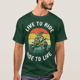 Motocross-Design für Vintage Fahrräder 1382 T-Shirt