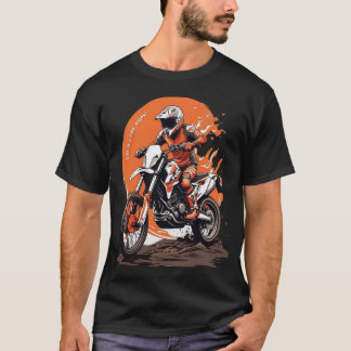 motocross design, veste de terre T-shirt