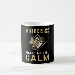 Motocross Dirt Bike Biker Behalt Calm Funny Gesche Kaffeetasse