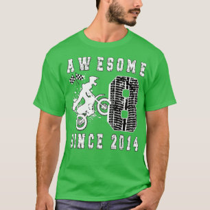 Motocross Dirt Bike Boy Geboren in T-Shirt