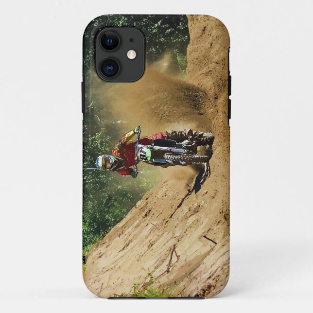 Motocross Dirt-Bike Champion Race Case-Mate iPhone Hülle (Rückseite)