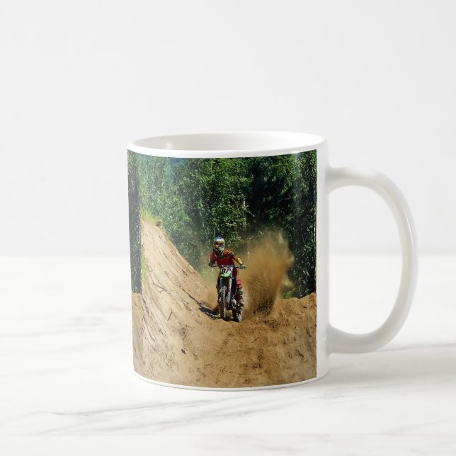 Motocross Dirt-Bike Champion Race Kaffeetasse (Rechts)