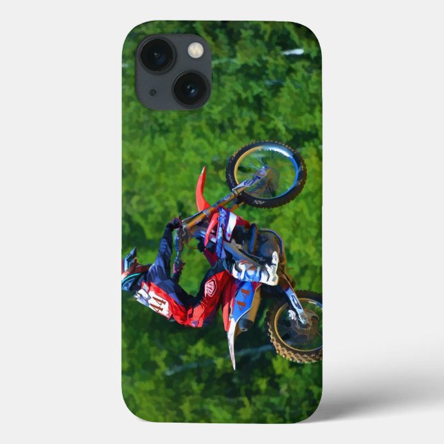 Motocross Dirt-Bike Champion Racer Case-Mate iPhone Hülle (Rückseite)