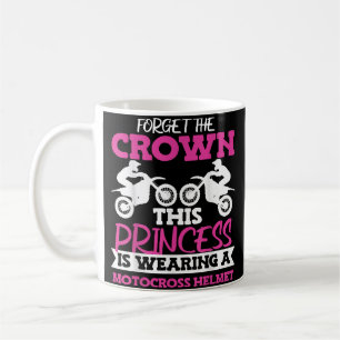 Motocross Dirt Bike Girl Kaffeetasse